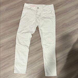 Lilly Pulitzer Off-White Cropped Jeans